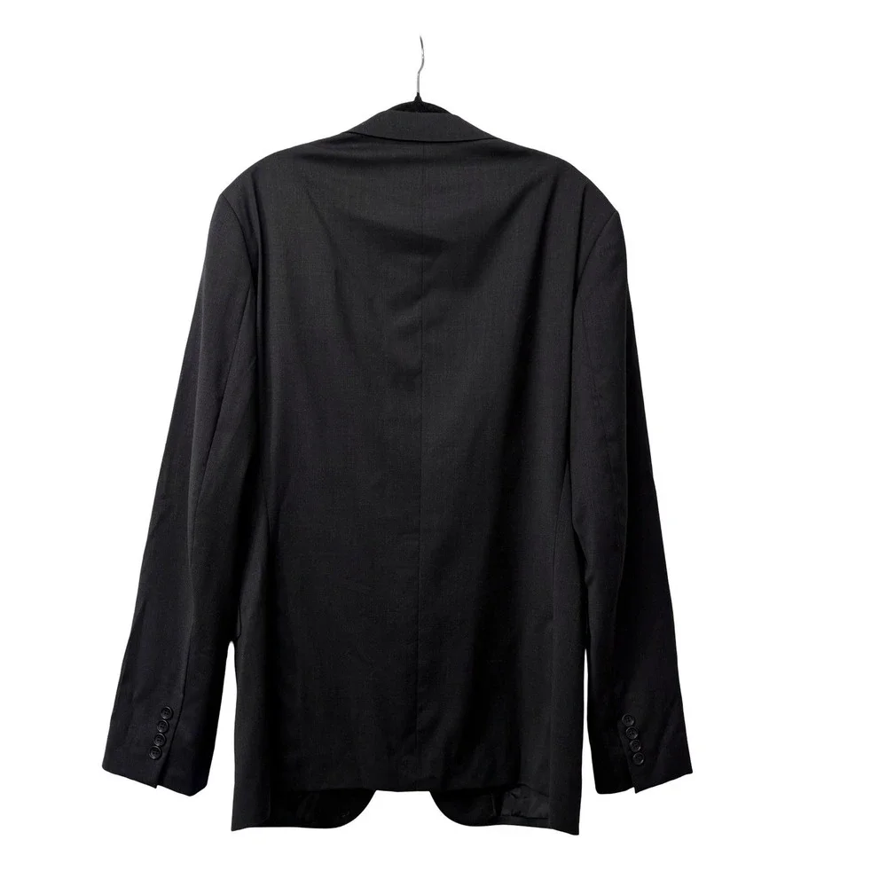 Bonobos Charcoal Gray Black Jetsetter Wool Athletic Fit Blazer Sz 40L